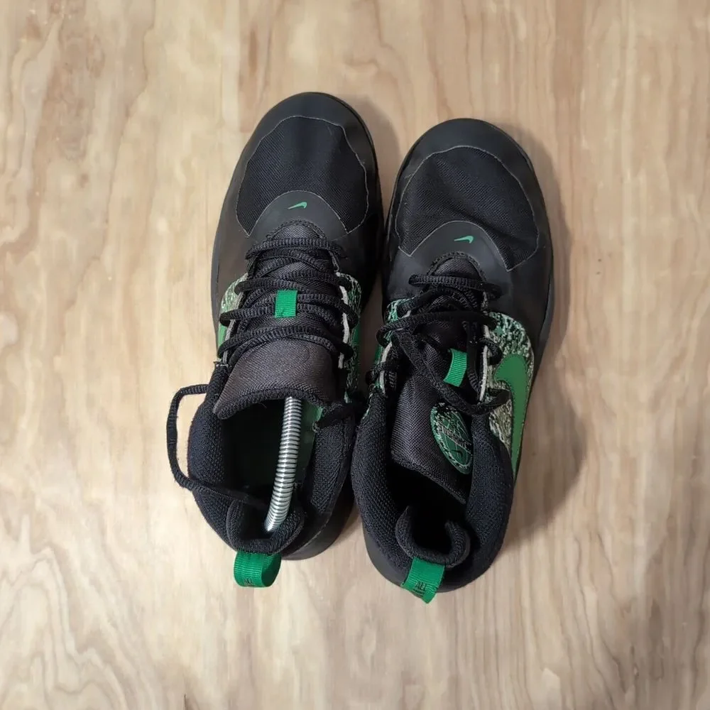 Nike Team Hustle D 9 DIGI (GS) Sz 7Y Kids‎ Black/Green Boys Sneaker DC1992 001
